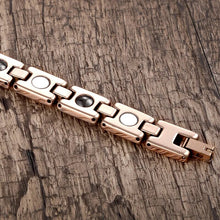 Load image into Gallery viewer, fashion Healthcare magnetic bracelet women titanium steel wristband magnetic bracelet men bracelet energy germanium bracelet men