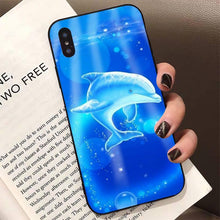 Load image into Gallery viewer, Animal Cute Dolphin Phone Case For Iphone 11 12 13 Mini Pro Xs Max 8 7 6 6s Plus X 5s Se 2020 Xr Case Soft Tpu Cover Flexible Ultra Slim Anti-scratch Cover