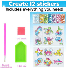 Load image into Gallery viewer, Big Gem Diamond Painting Kit - DIY Mosaic Art & Sticker Craft for Kids