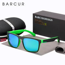 Load image into Gallery viewer, BARCUR Men's Polarized Driving Sunglasses – UV400 Protection Lightweight TR90 Frame Anti-Glare Lens Stylish Oculos de Sol Summer Sunglasses