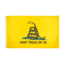 Load image into Gallery viewer, 3x5Fts Tea Party Rattlesnake Gadsden Flag Liberty Or Death Dont Tread On Me No Step On Snek