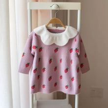 Load image into Gallery viewer, Modern Cotton Warm Winter Knitted Clothes Infant Toddler Top Dress For Girls Kids