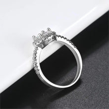 Load image into Gallery viewer, Wedding Engagement Promise Rings For Women Female Silver Color Women's Ring With Stone Zirconia Aesthetic Accession Jewelry R319