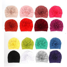 Load image into Gallery viewer, Modern Baby Headband Girl Headbands Cotton Knot Bow Turban Headband Stretchy Baby Bow For Girls