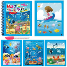 Load image into Gallery viewer, Early Education Montessori Painting Drawing Board For Kids Toys Coloring Book Doodle & Magic Pen Magic Water Drawing Book