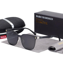 Load image into Gallery viewer, New Luxury Elegent Polarized Square Sunglasses Temples Sun Glasses for Men and Women With UV400 Protection