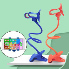 Load image into Gallery viewer, Universal Lazy Holder Arm Flexible Mobile Phone Stand Holder Bed Desk Table Clip Bracket For Phones