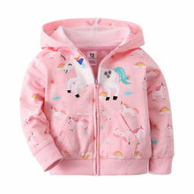 Load image into Gallery viewer, Luxury Printed New Trend Newborn Baby Hooded Cotton Sweater For Baby Girl/boys In Elegant Modern Luxury Style With Unicorn