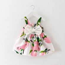 Load image into Gallery viewer, Children's Wear Dress Girls Dresses For Party and Wedding with 100% Cotton Striped Lapel Fly Sleeves