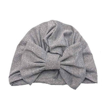 Load image into Gallery viewer, Luxury Modern Baby Headband Hat Bowknot Print Cotton Stretchy Turban Headband Infant Head Wrap Beanie Hat For Babies and Kids
