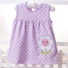 Load image into Gallery viewer, New Summer Cute Baby Girl Infant girl Princess Dress with Headband In Tutu Design With Flowers