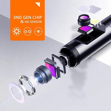 Load image into Gallery viewer, WIFI Endoscope Camera 8MM 5.5MM Dual Lens HD1080P Borescope Snake Tube Rigid Cable IP68 Waterproof for Android Iphone F280