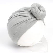 Load image into Gallery viewer, Baby Hat Soft Lovely Flower bowknot for Baby Girl Toddler Turban Hir Band Cap Newborn Headwrap Hat Baby Hairband