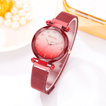 Load image into Gallery viewer, Women Magnet Buckle Gradient Color Watches Luxury Ladies Fashion Female Wristwatches For Gift Clock For Women and Girls