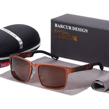 Load image into Gallery viewer, Hot Black Goggle Male Sunglasses Luxury Brand Men Glasses In Business High Quality Luxury Modern Style With UV400 Protection