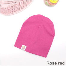 Load image into Gallery viewer, Baby Street Dance Hip Hop Hat Cotton Toddler Hat for Boys and Girls Cap Winter Warm Solid Color Children Hat In Modern Design