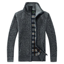 Load image into Gallery viewer, New Autumn Winter Jacket Men Warm Casual Slim Fit Fleece Jacket Elegant Jackets For Men Warm Soft Sweater Solid Jackets Casual Business Men Clothing Lightweight Hooded Jackets