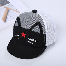 Load image into Gallery viewer, Luxury Summer Newborn Baby Sun Hat Cotton Beret Hat Cartoon Striped Bear Snapback Baseball Cap Baby Hats For girls and Boys Kids