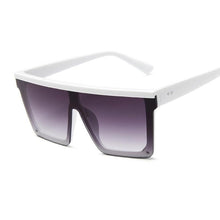 Load image into Gallery viewer, Retro Modern Elegant Square Sunglasses for Women and Lady With Big Frame Fashion Girls Sunglasses In Vintage Style With UV400 Protection