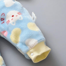 Load image into Gallery viewer, Newborn Infant Baby Jumpsuit Children Cartoon Animal Fleece Warm Romper Jumpsuit for baby Boy Girls Plush Material