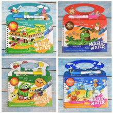 Load image into Gallery viewer, Montessori Coloring Book Doodle & Reusable Magic Pen Painting Drawing Board For Kids Baby Educational Birthday Toy