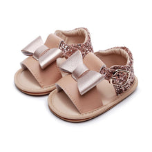 Load image into Gallery viewer, Baby Kids Girl Sandals Pre Walker Newborn PU Leather Soft Sole Shoes Bowknot Girls Shoes
