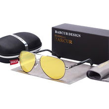 Load image into Gallery viewer, Luxury Elegent Original Night Vision Glasses Luxury Brand Night Driving Glasses For Women and Men With UV400 Protection
