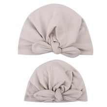 Load image into Gallery viewer, Modern Mom&Baby Turban Mother Baby Hat Headbands Mom Daughter Bow Knot Caps Print Solid Parent-Child Hair Accessories