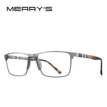 Load image into Gallery viewer, MERRYS DESIGN Men’s Titanium Glasses – Ultralight Square Prescription Frame