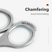 Load image into Gallery viewer, MR.GREEN Nose Hair Scissor Makeup Scissors Surgical Grade Stainless Steel Face fine Hair Removal Tools With Rounded tips