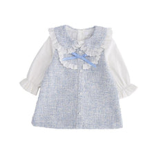 Load image into Gallery viewer, New Spring Baby Girls Sweet Bow Brim Princess Dress Kids Baby Girls Clothes For Kids Between 1-3Years