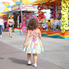 Load image into Gallery viewer, Luxury Modern New Popular Ice cream Toddler Baby Girls Party Halter Backless Tutu Dress Sundress Summer For Girls Dress In Luxury Ice Cream Design