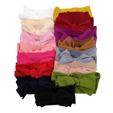 Load image into Gallery viewer, Baby Girls Headband Toddler Big Bow Hairband Cute Solid Stretch Turban For Baby Girls