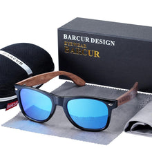 Load image into Gallery viewer, Wood Elegant Modern Classic Universal Men and Woman Sunglasses With Polarized Glasses and UV400 Protection