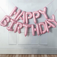 Load image into Gallery viewer, 13pcs Luxury Happy Birthday Decoration Balloons Rose Gold Letter Foil Ballons Birthday Party Decorations Globos Balony Anniversaire For Birthdays and Celebrations