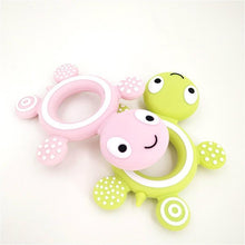 Load image into Gallery viewer, Baby Silicone Teethers Food Cute Turtle Tiny Teething Baby Shower Gifts Cartoon Animals Teether