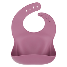 Load image into Gallery viewer, Solid Silicone Bibs Baby Feeding Saliva Towel Waterproof Soft Cloths Bandana Lightweight Infant Bibs