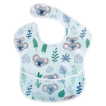 Load image into Gallery viewer, Waterproof Baby Bibs Polyester TPU Feeding Bibs Washable Baby Bibs with Food Catcher For Kids