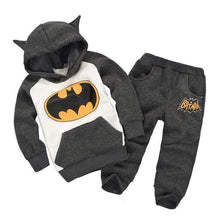 Load image into Gallery viewer, Modern Fashion Cotton Thick Warm Casual Hooded Sweater Cartoon Cute Bear Three-piece Suit For Baby Boy & Girl