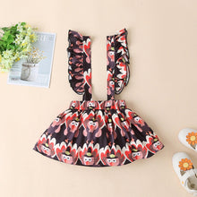 Load image into Gallery viewer, 2 Pcs Newborn Baby Girls Clothes Set Romper Tops Suspender Skirt Dress Thanksgiving Winter Outfits