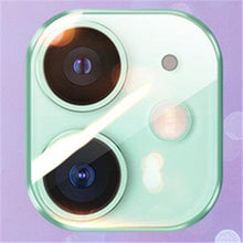 Load image into Gallery viewer, Colourful Tempered Glass Protective Film For iPhone 13 12 11 Pro Max Back Cover Camera Lens Screen Protector For iPhone 13 Mini Camera Lens Protective Lens Film