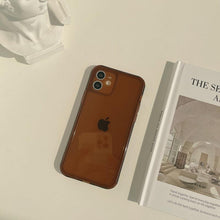 Load image into Gallery viewer, Transparent Soft Silicone Bumper Protection Retro Color Transparent Shockproof Phone Case New Silicone Phone Case Cover For Iphone 7 8 Plus 11 12 Mini 13 Pro Max X Xr Xs Max Shockproof