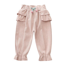 Load image into Gallery viewer, Baby Girls Pants Casual Ruffles Cherry Pants Baby Girl Clothes Long Princess Pants kids