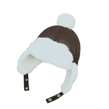 Load image into Gallery viewer, Modern Retro Baby Boys and Girls Hat Kids Children Ear Flap Muff Winter Warm Plush Cotton Cap Beanie Gifts Hat For Kids