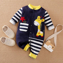 Load image into Gallery viewer, Baby Boy Rompers Giraffe Jumpsuits Baby grow Long Sleeve Cartoon Clothing Bodysuit In Modern Design