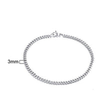 Load image into Gallery viewer, Men's Bracelet Curb Cuban Link Chain Stainless Steel Mens Womens Bracelets Bangle Gold Tone No Fade