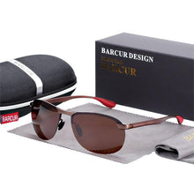 Load image into Gallery viewer, New Men Luxxury Elegent Sunglasses Pilot Driving Polarized Aluminum Magnesium Driving Glasses For Male and Women With UV400 Protection