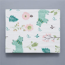 Load image into Gallery viewer, Muslin Cotton Diaper Baby Blankets Newborn Swaddle Blanket Infant Multi Purpose Bath Towel