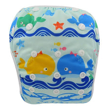 Load image into Gallery viewer, Baby Swimming Waterproof Adjustable Reusable Washable Cloth Pool Pant Diaper Cover