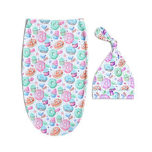 Load image into Gallery viewer, Baby Envelope Newborn Rainbow Baby Swaddle Blanket Set Cotton Swaddling Bag Sleep Sack Bedding Sleep Bag